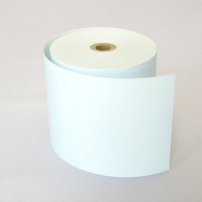 小林 カラーサーマルロール 水色 (80mm) 8巻入