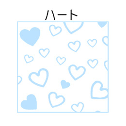 小林　ファンシーレジ用紙　ハート　青　(58mm)　20巻入