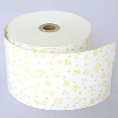 小林 ファンシーレジ用紙 星座 黄 (58mm) 8巻入