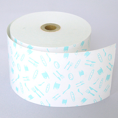 小林 ファンシーレジ用紙 カフェ 青 (58mm) 20巻入