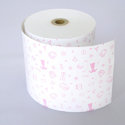 小林　ファンシーレジ用紙　クリーニング　ピンク　(80mm)　8巻入