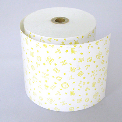 小林 ファンシーレジ用紙 星座 黄 (80mm) 20巻入