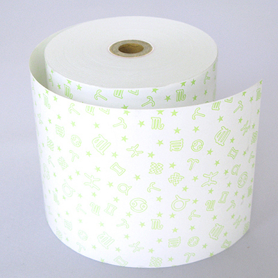 小林 ファンシーレジ用紙 星座 緑 (80mm) 20巻入