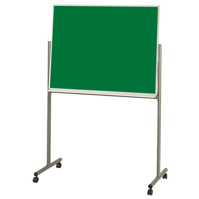 馬印　グリーンボード黒板片面固定脚付 1210×910
