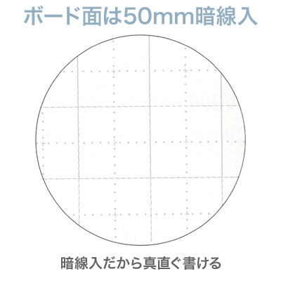 馬印 UDミーティングボード ホーローホワイト 暗線入