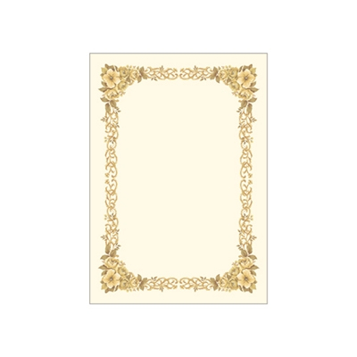 ササガワ　洋柄賞状用紙 B5判 縦横兼用 10-252