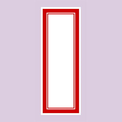 ササガワ　赤枠カード 270×100  16-4013