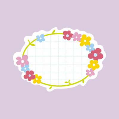 ササガワ　抜型カード フラワー 大  16-6038