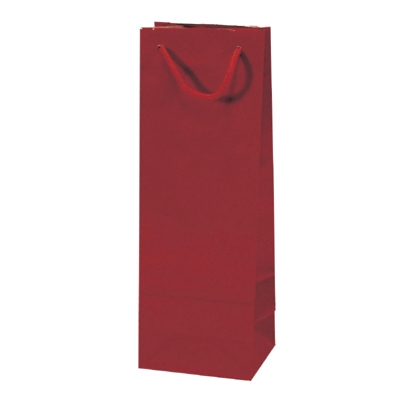 ササガワ　手提ゲバッグ スリム 赤 [10枚袋入]