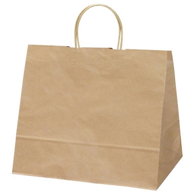 ササガワ　手提ゲバッグ 10P未晒 幅広小 [10枚袋入]