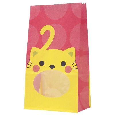 ササガワ　パックンバッグ ネコ 10P [10枚袋入]