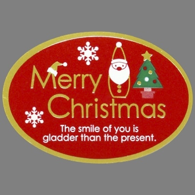 ササガワ　アドテープ Merry Xmas [500片袋入]