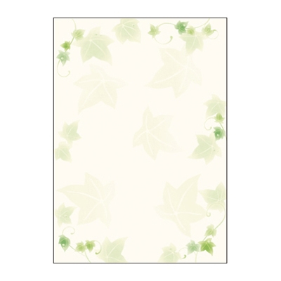 ササガワ　デザインペーパーフラール　アイビー　[10枚袋入]