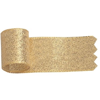 ササガワ　リボン　グランドメタル　金　２４ｍｍ幅　[20ｍ巻]