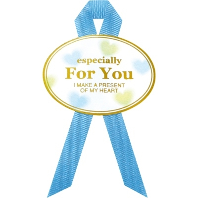 ササガワ　リボン付ギフトシール　ＦｏｒＹｏｕブルー　業務用パック　[60片袋入]