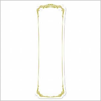 ササガワ　ネックレス専用台紙　ホワイト　Ｌ　[12枚袋入]