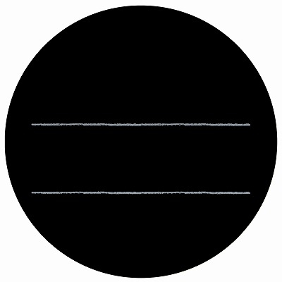 ササガワ　手書きPOP用カード 丸型 ブラック  [10枚入]