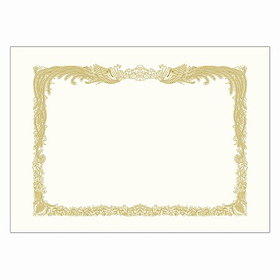 ササガワ　賞状用紙 ケント紙 A3判 縦書用  [100枚入]