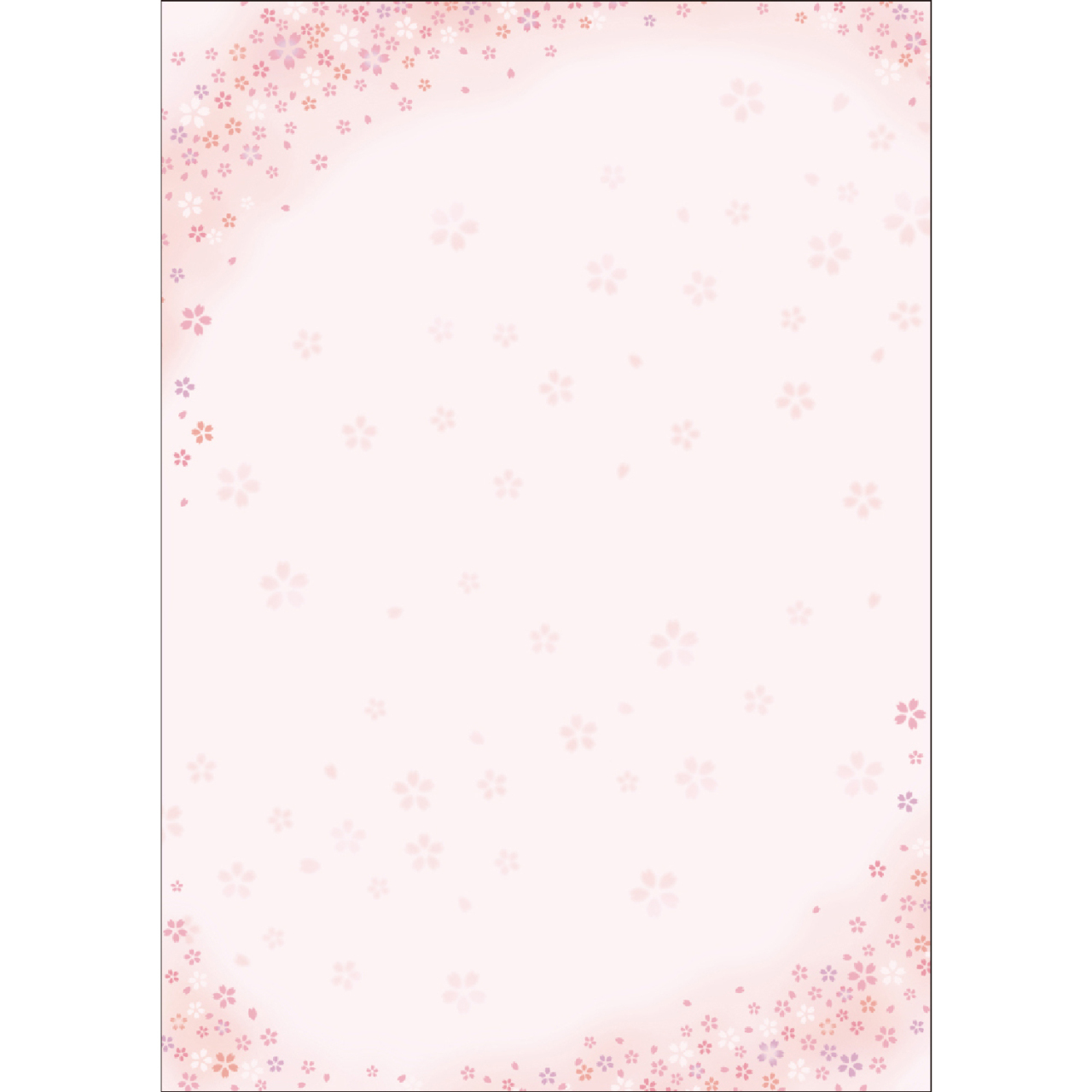 ササガワ　和柄用紙 和ごころ A4判 舞桜[100枚袋入]