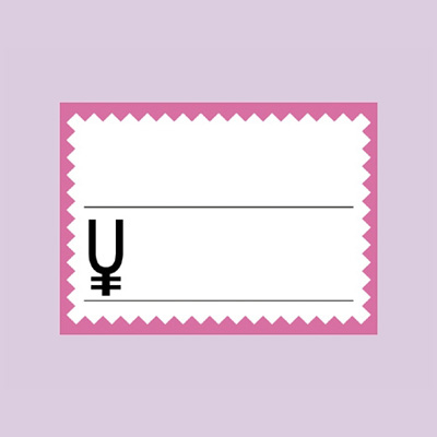 ササガワ　カード 小 ピンク枠  16-4269