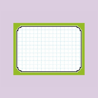 ササガワ　カード 小 グリーン枠  16-4273