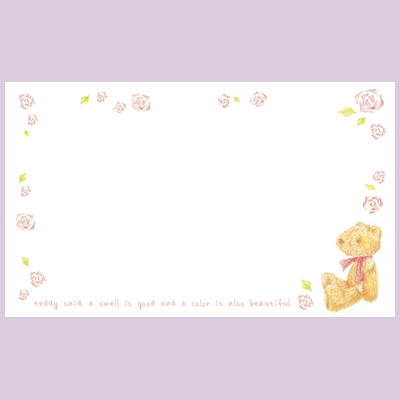 ササガワ　カード ベア 名刺サイズ  16-1705