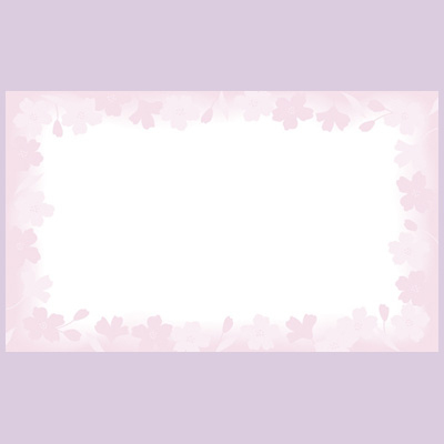 ササガワ　カード 花枠 名刺サイズ  16-1710