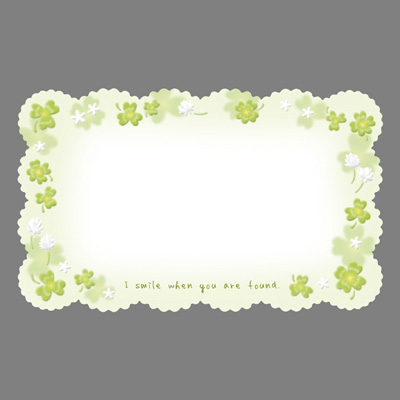 ササガワ　ファンタジーカード ファンシークローバー  16-780