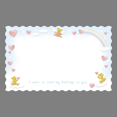 ササガワ　ファンタジーカード エンゼルベア  16-784