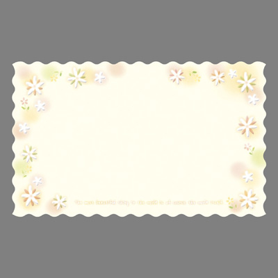 ササガワ　ファンタジーカード ロマンフラワー  16-787