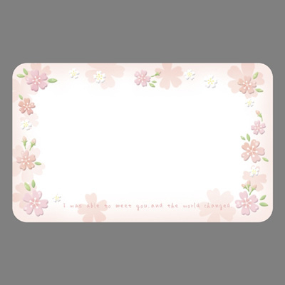 ササガワ　Fカード100 チェリーピンク  16-881