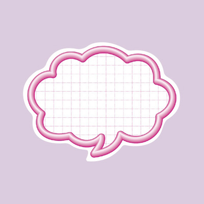 ササガワ　抜型カード 立体枠 吹出シナシ  16-4112