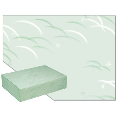 ササガワ　包装紙 偲ビ草 半才判  49-1809