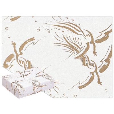 ササガワ　包装紙 飛翔 半才判  49-1802