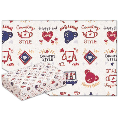 ササガワ　包装紙 カントリースタイル 半才判  49-1315