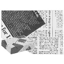 ササガワ　包装紙 ニュースペーパー 半才判  49-1429