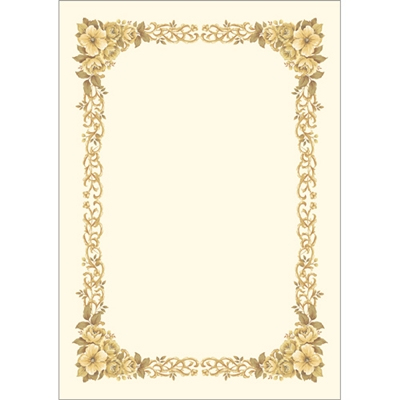 ササガワ　洋柄賞状用紙 B4判 縦横兼用 10-272