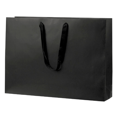 ササガワ　手提ゲバッグ マット黒 Yー55 [10枚袋入]