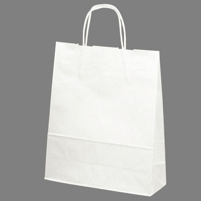 ササガワ　手提ゲバッグ 10P白無地 小 [10枚袋入]