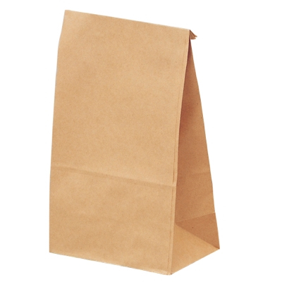 ササガワ　ギフトバッグ 角底袋 未晒 中 [100枚袋入]