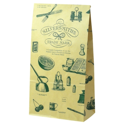 ササガワ　ギフトバッグ 角底袋シルバスミス特々大 [100枚袋入]