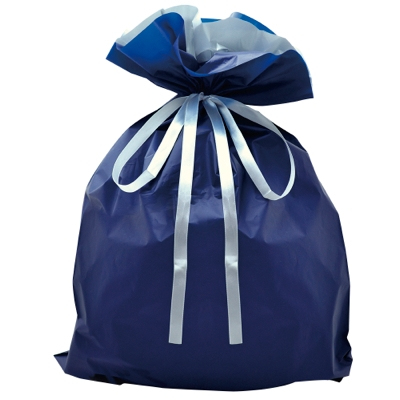 ササガワ　巾着袋 ネイビー 特大 50P [50枚袋入]