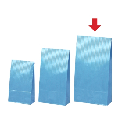 ササガワ　ギフトバッグ 角底袋20P ブルー [20枚袋入]