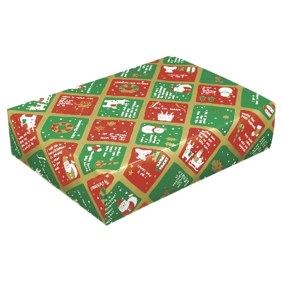 ササガワ　包装紙 クワドラード 半才判 [50枚袋入]