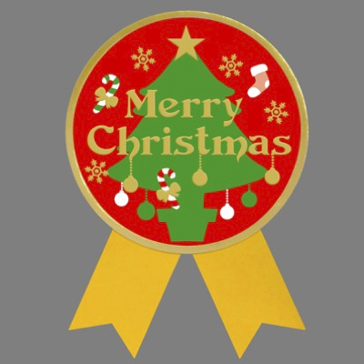 ササガワ　ギフトシール XMAS [50片袋入]