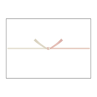 ササガワ　のし紙 Ａ５判五本結切京のし無し [100枚袋入]