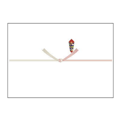 ササガワ　のし紙 Ａ５判 五本結切 山 [100枚袋入]