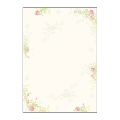 ササガワ　デザインペーパーフラール　ガーデン　[10枚袋入]