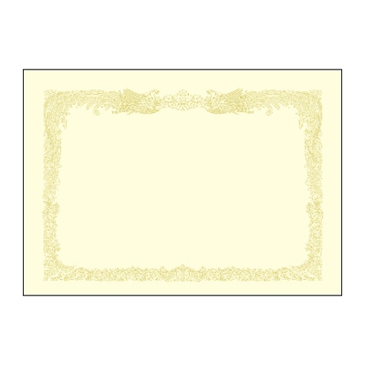 ササガワ　厚口ＯＡ賞状用紙　ク　Ａ３判縦書用１００　[100枚袋入]