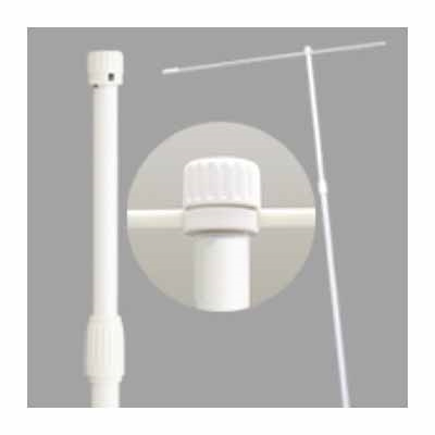 ササガワ　のぼり用ポール　白　[1本袋入]